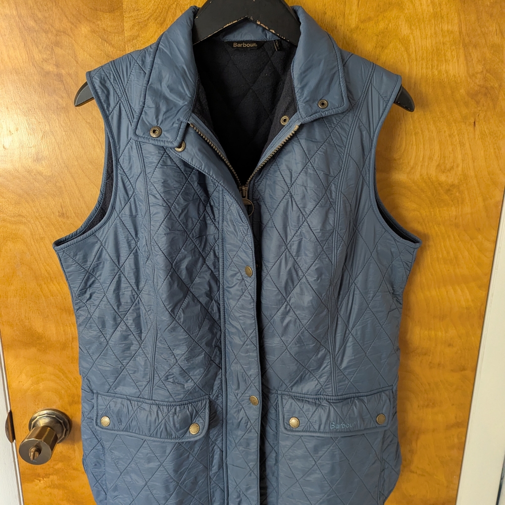 Barbour Women's Navy Quilted Vest